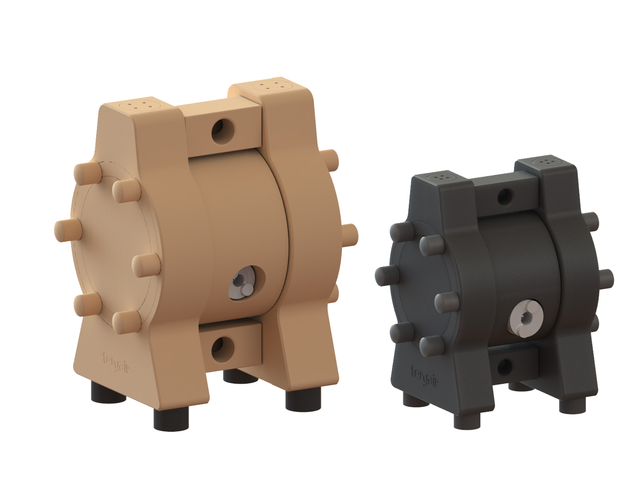 TeryBlock PTFE and UHME PE Bolted Pumps